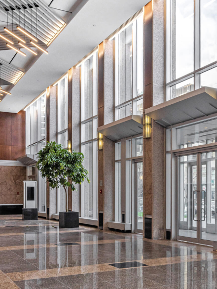 Monit building, lobby