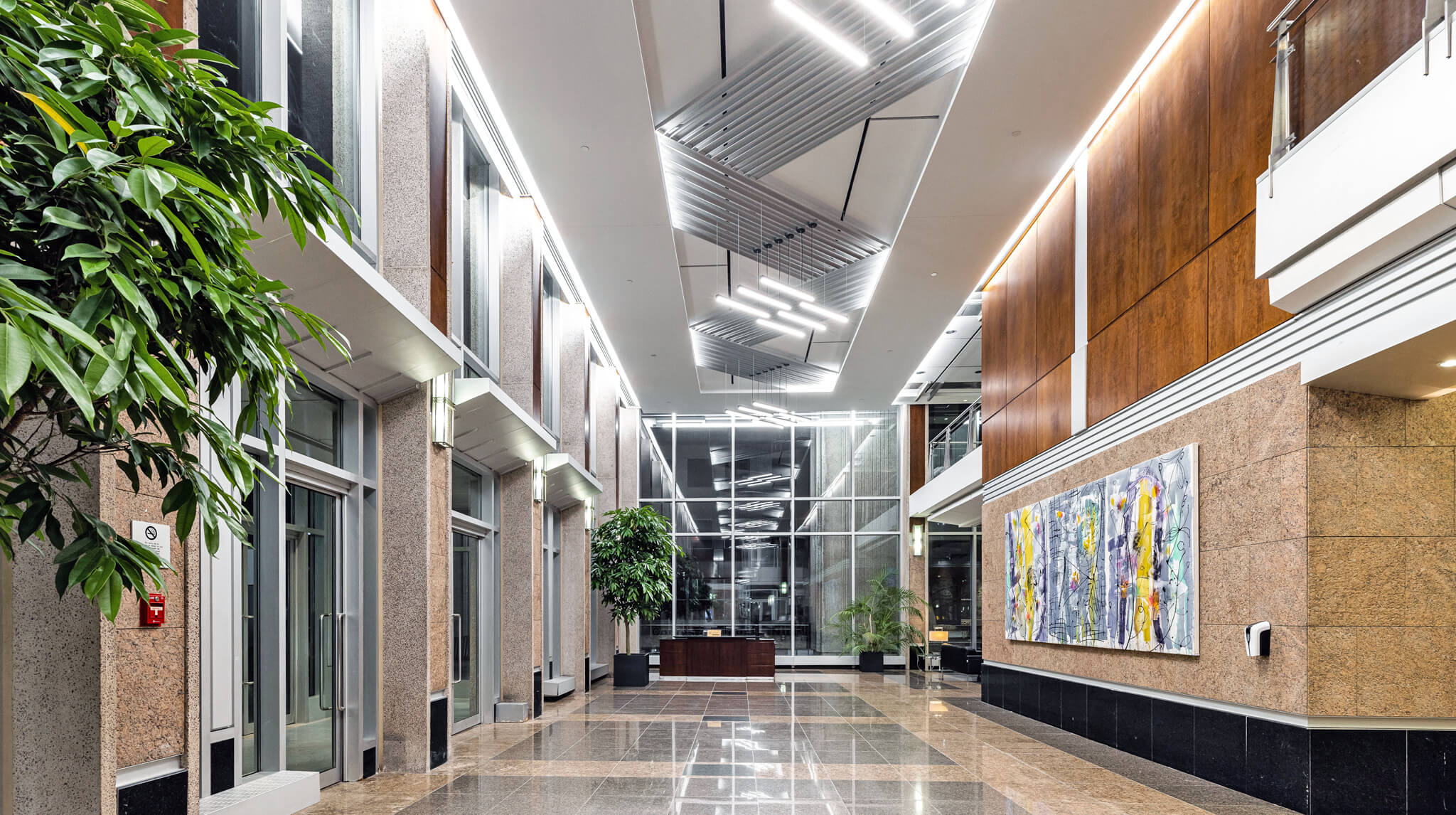 Monit building, lobby