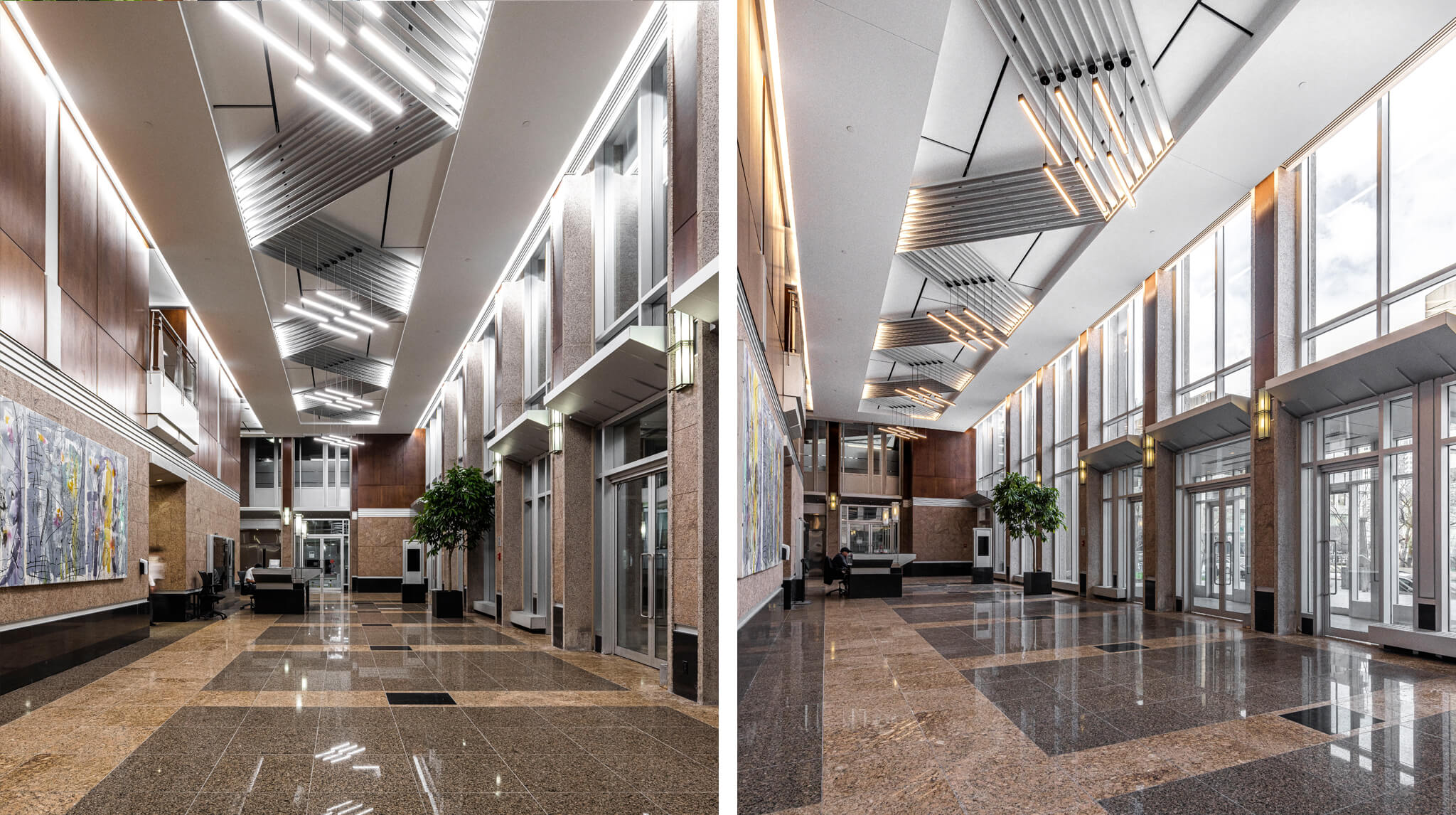 Monit building, lobby